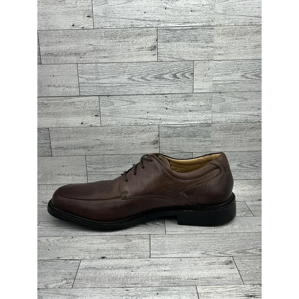 Florsheim Shoes Mens Size 9.5 Medium Brown Leather Sheepskin Lined Dress Brazil‎